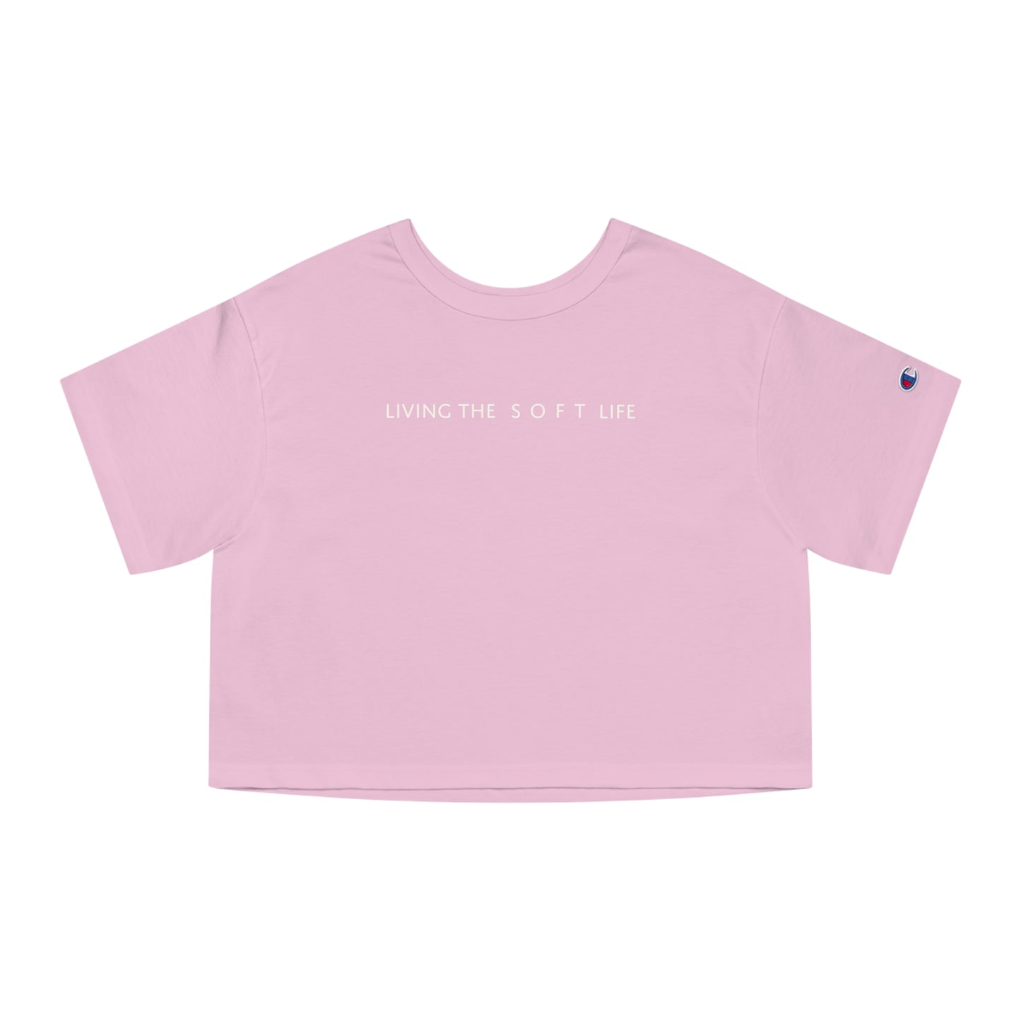 Living the soft life - Champion Women's Heritage Cropped T-Shirt