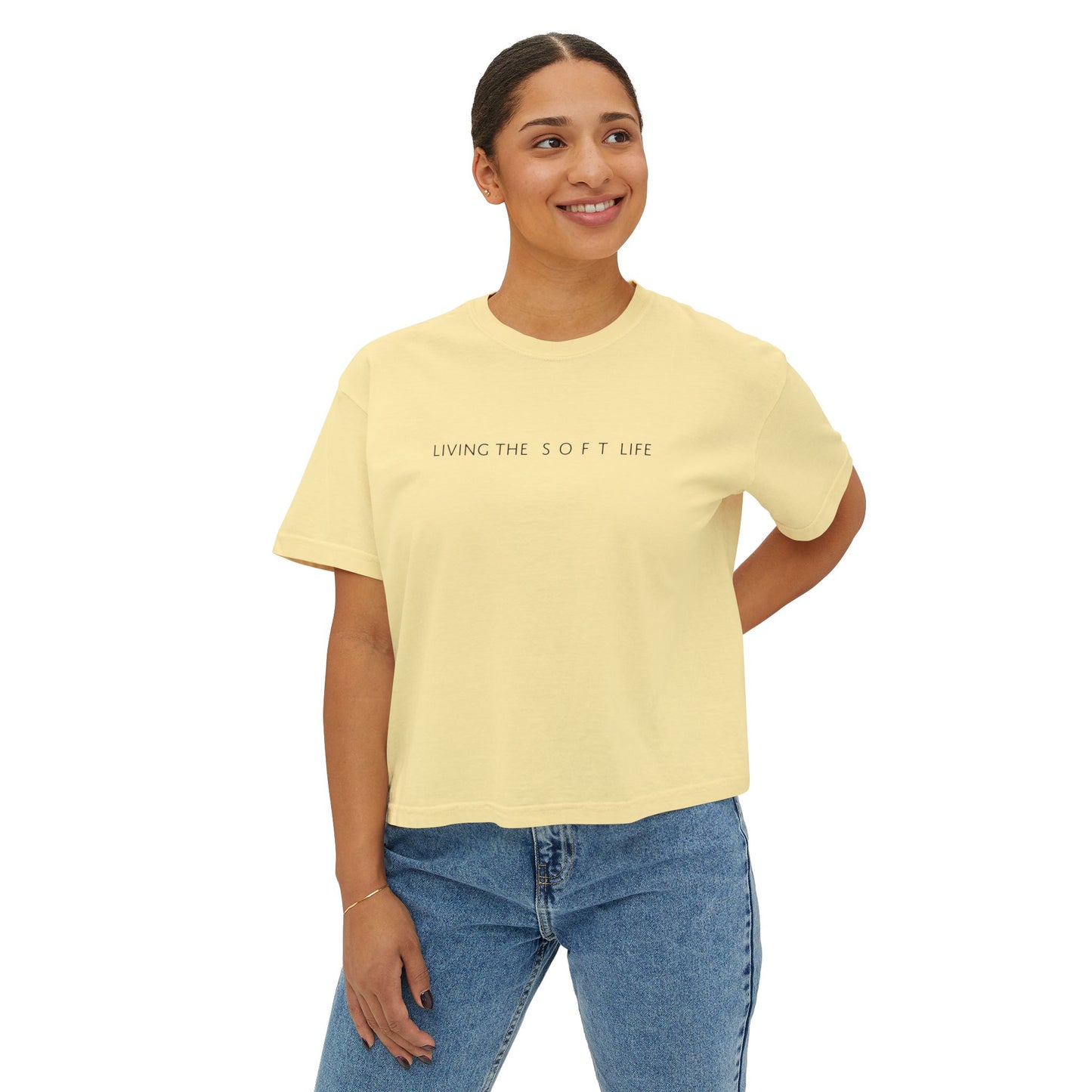 Living the Soft Life - Boxy T (Pastels)