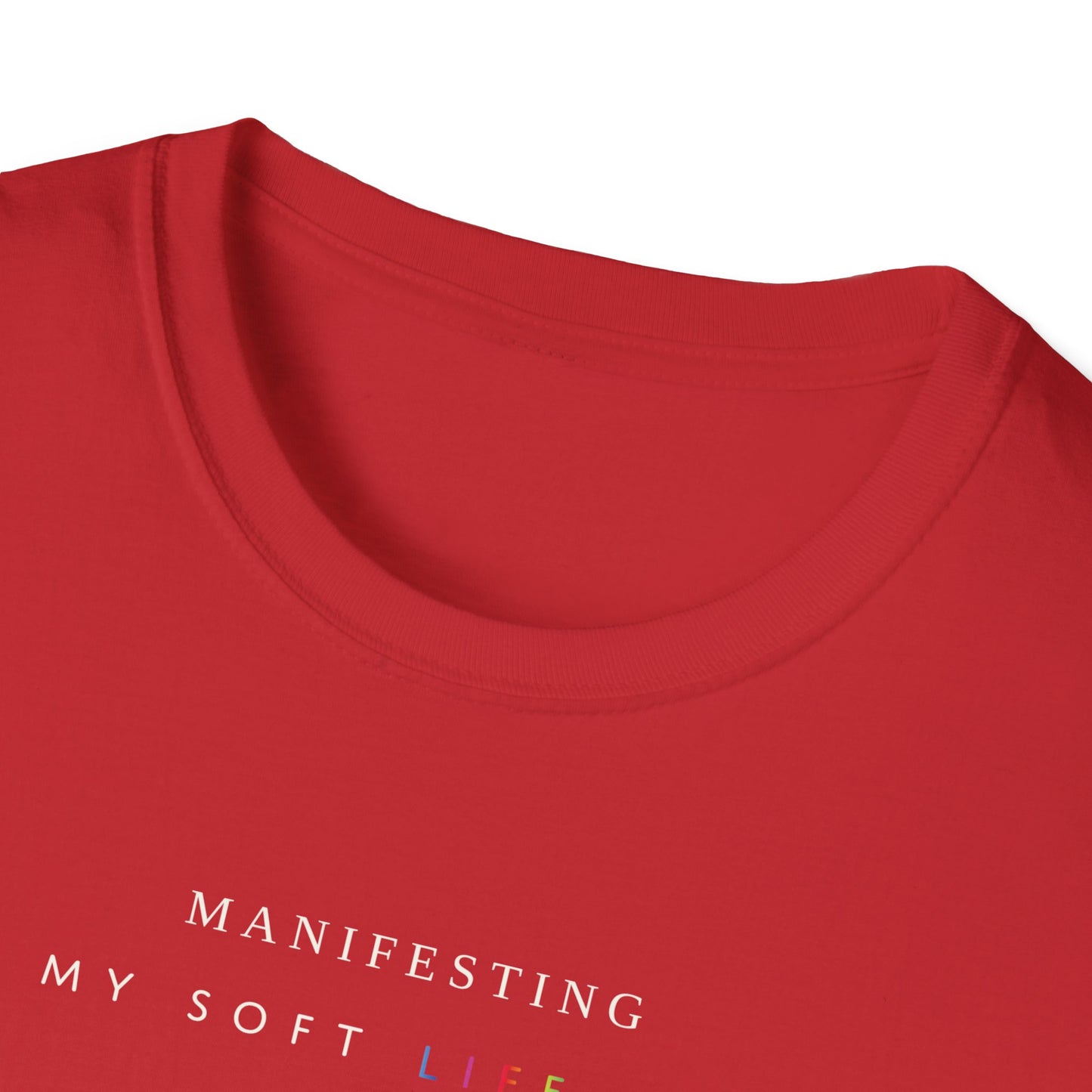 Manifesting My Soft Life Era T shirt (PRIDE MONTH LIMITED EDITION)