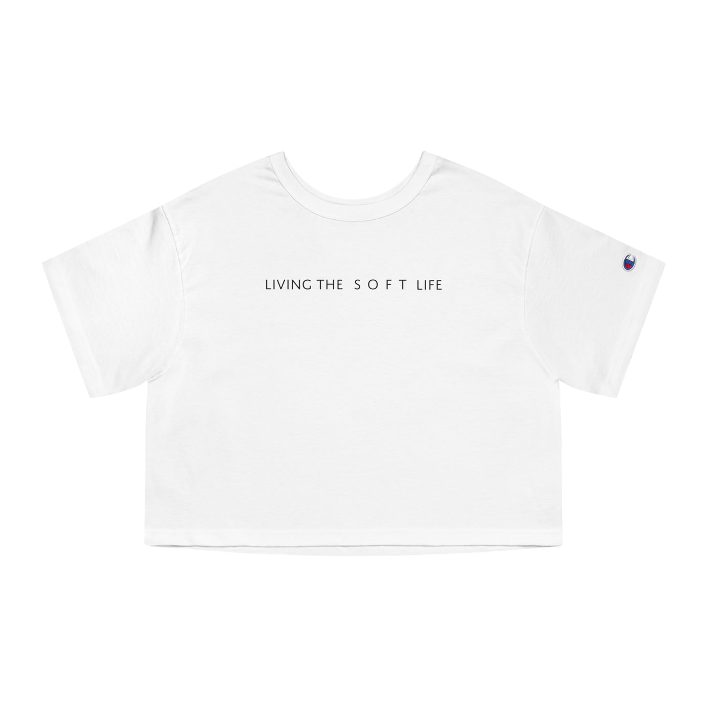 Living the soft life - Champion Women's Heritage Cropped T-Shirt