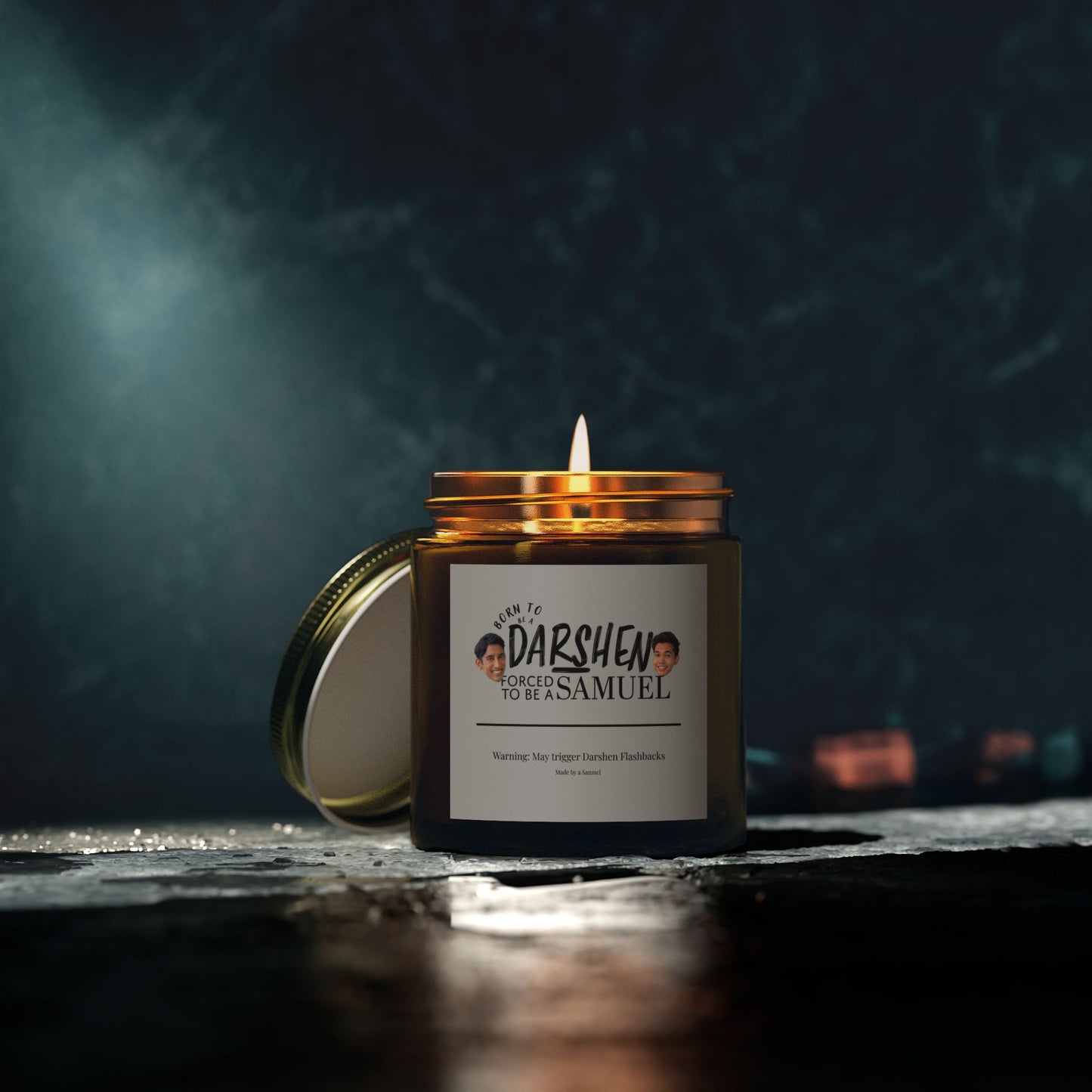 Born to be a Darshen Scented Candle (Coconut Apricot Wax) (Eco Friendly)