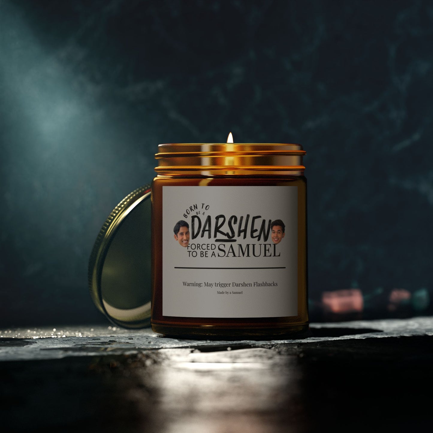 Born to be a Darshen Scented Candle (Coconut Apricot Wax) (Eco Friendly)