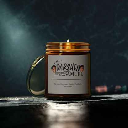 Born to be a Darshen Scented Candle (Coconut Apricot Wax) (Eco Friendly)