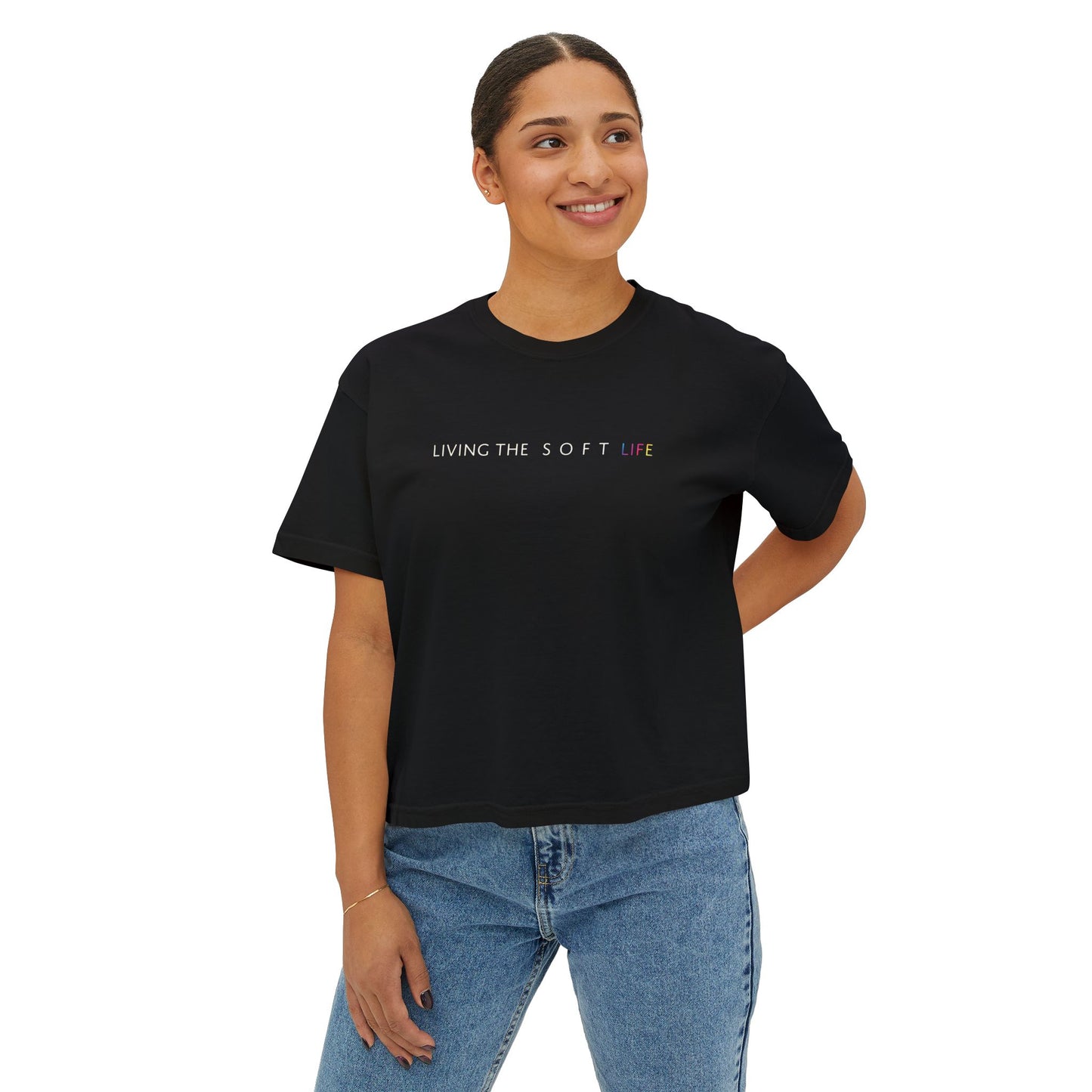 Living the Soft Life - Boxy T (Pastels) (PRIDE MONTH LIMITED EDITION)