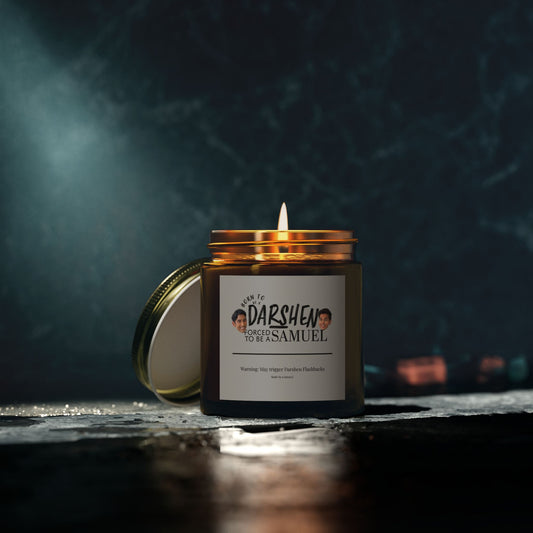 Born to be a Darshen Scented Candle (Coconut Apricot Wax) (Eco Friendly)