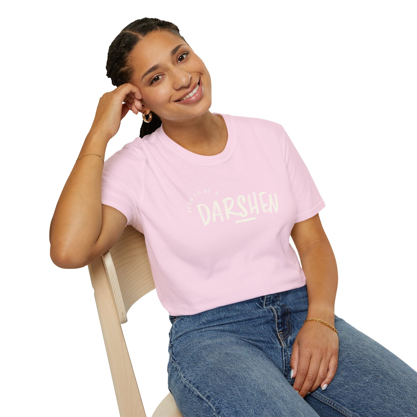 Born to be a Darshen (front), forced to be a Samuel (back) t-shirt
