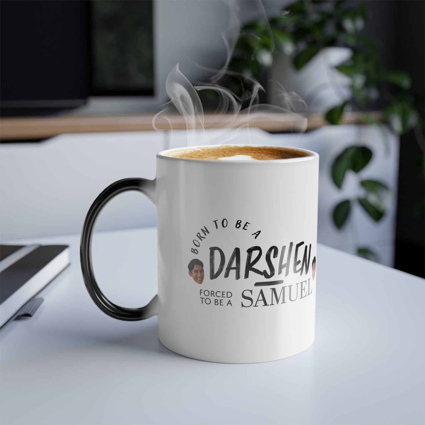 Color-Changing Mug - Born to be a Darshen, Forced to be a Samuel